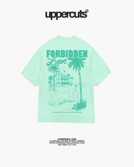 Flamingo House in Mint Green